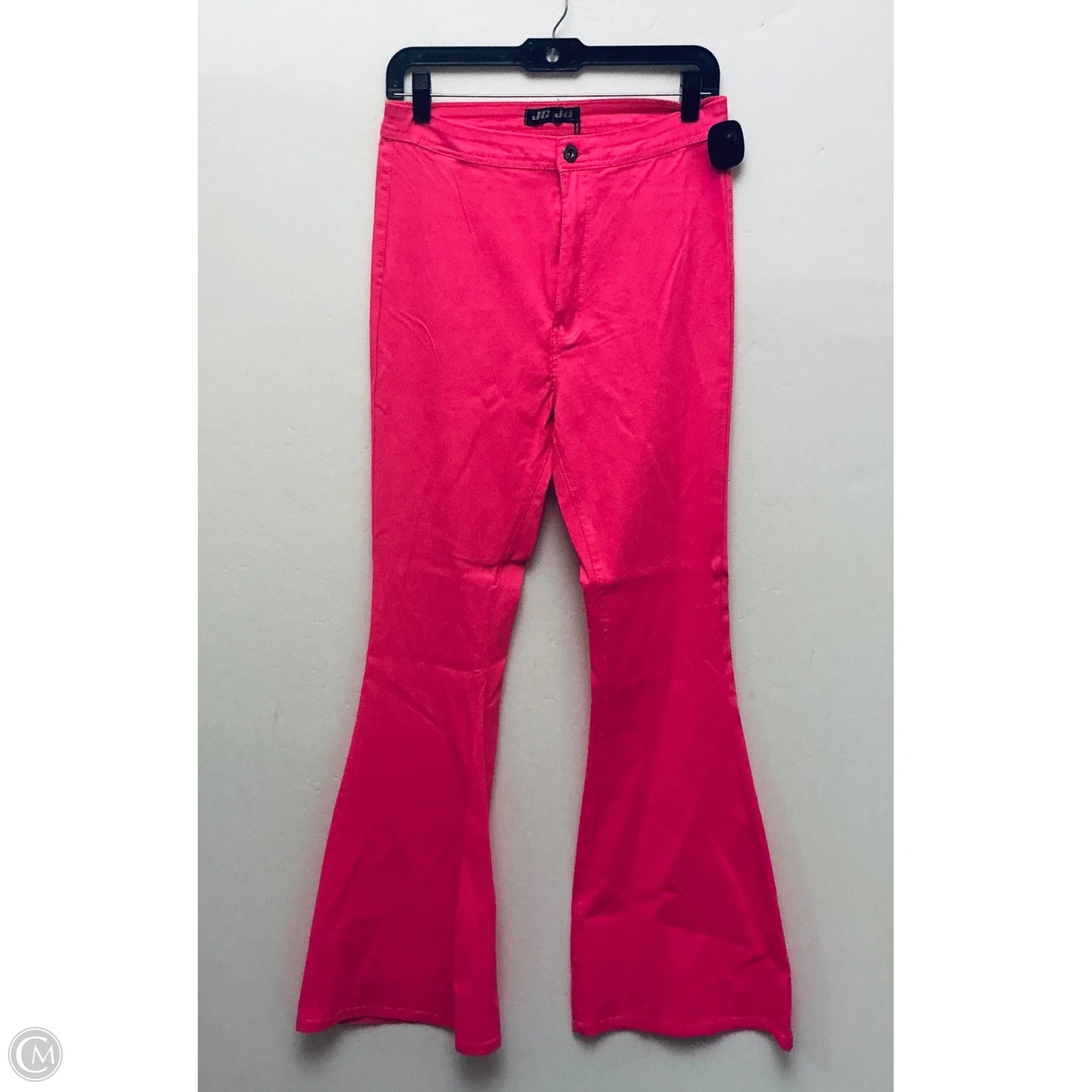 Jeans Flared By Clothes Mentor In Pink, Size: L