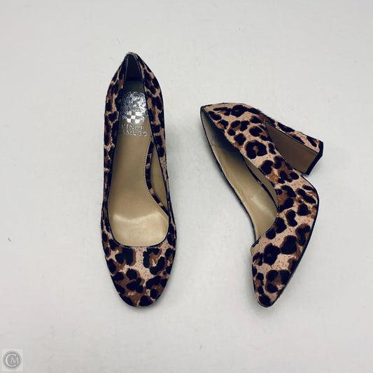 Shoes Heels Block By Vince Camuto In Animal Print, Size: 8.5