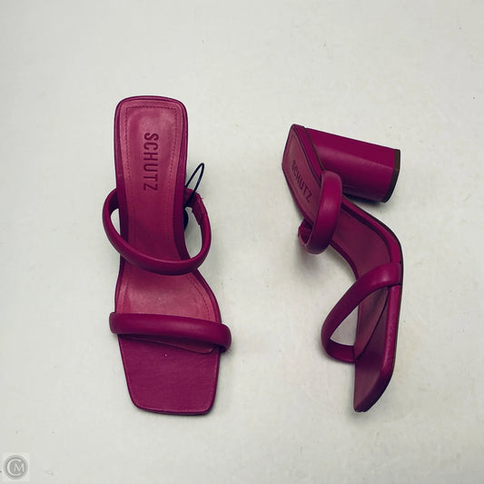 Shoes Heels Block By Schutz In Pink, Size: 7.5