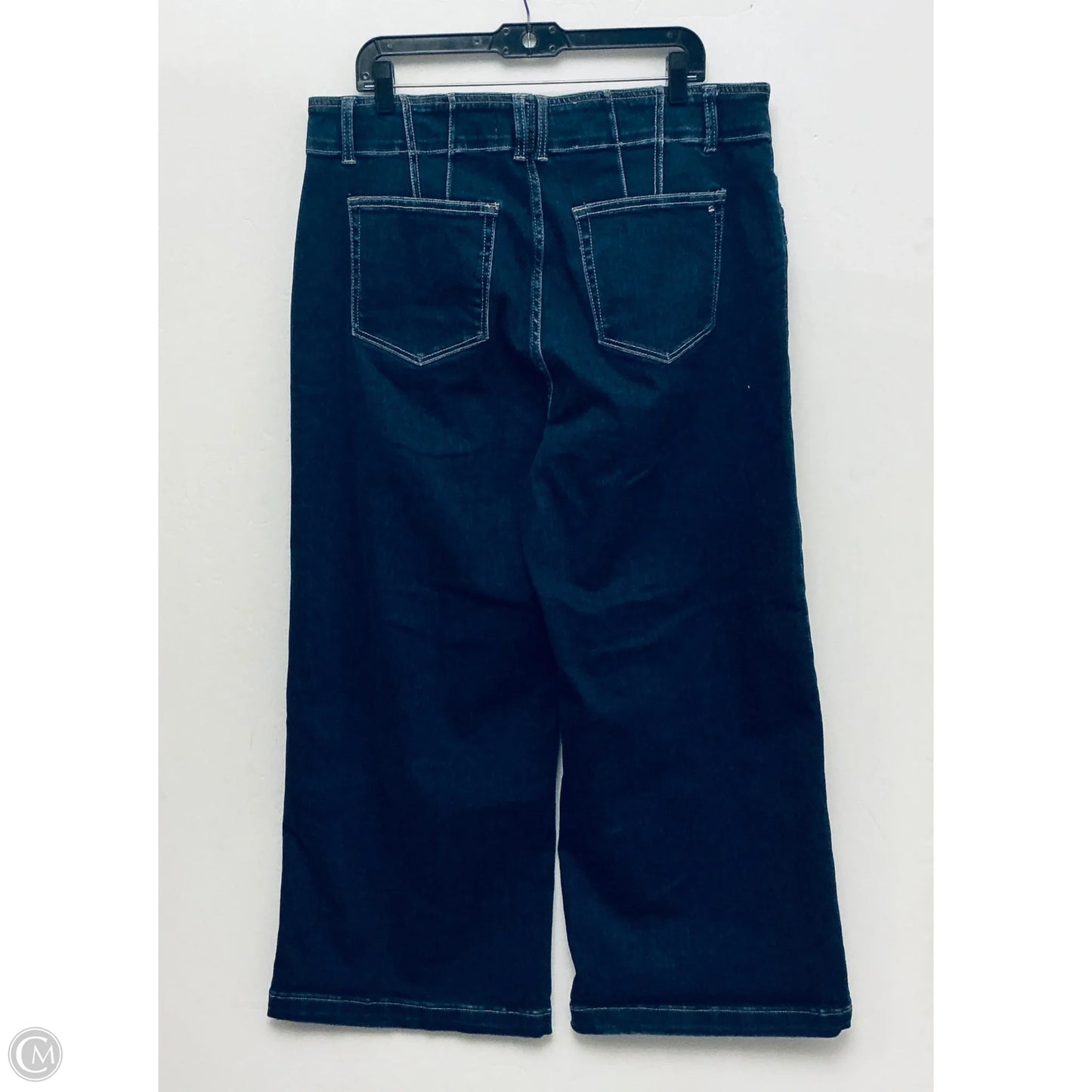 Jeans Wide Leg By Micas In Blue, Size: 14