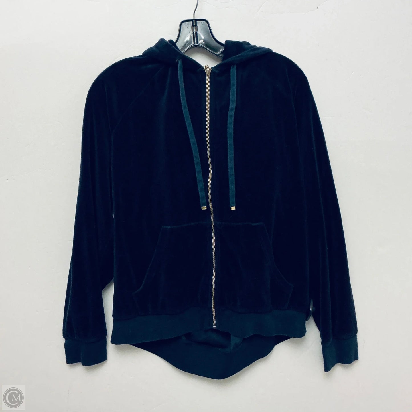 Sweatshirt Hoodie By Juicy Couture In Navy, Size: Xl