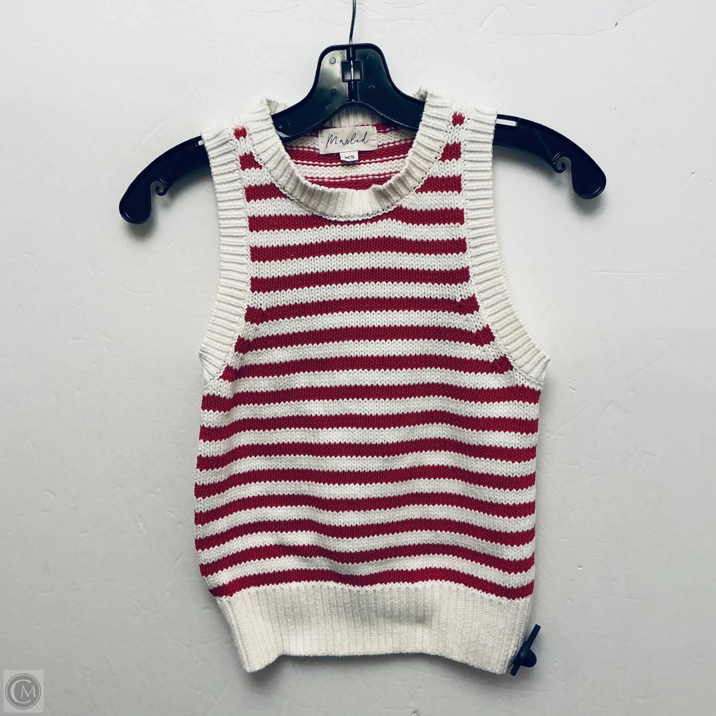 Top Sleeveless By Marled In Striped Pattern, Size: Xs