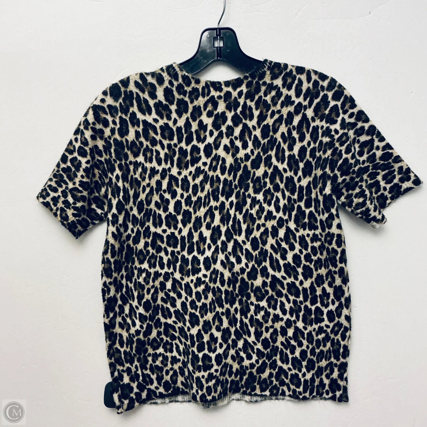 Top Short Sleeve By Cece In Animal Print, Size: S