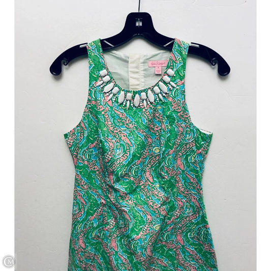 Dress Designer By Lilly Pulitzer In Green, Size: 4