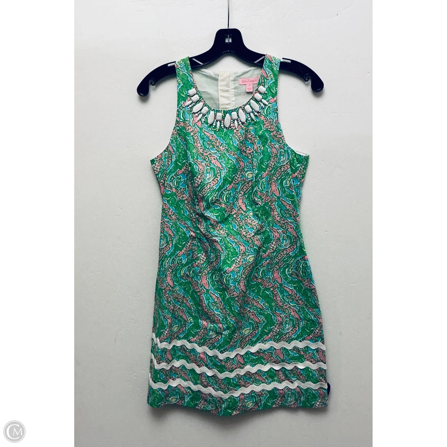 Dress Designer By Lilly Pulitzer In Green, Size: 4