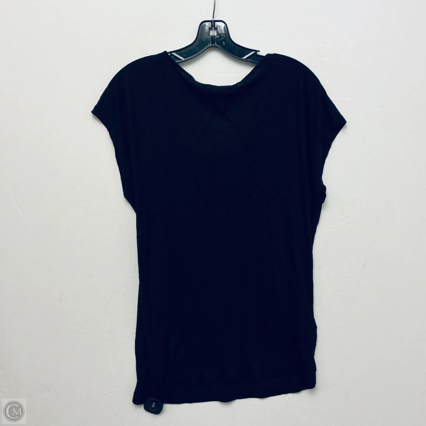 Top Short Sleeve By Bcbg In Black, Size: M