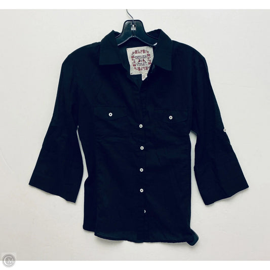 Top Long Sleeve By Chelsea And Violet In Black, Size: L