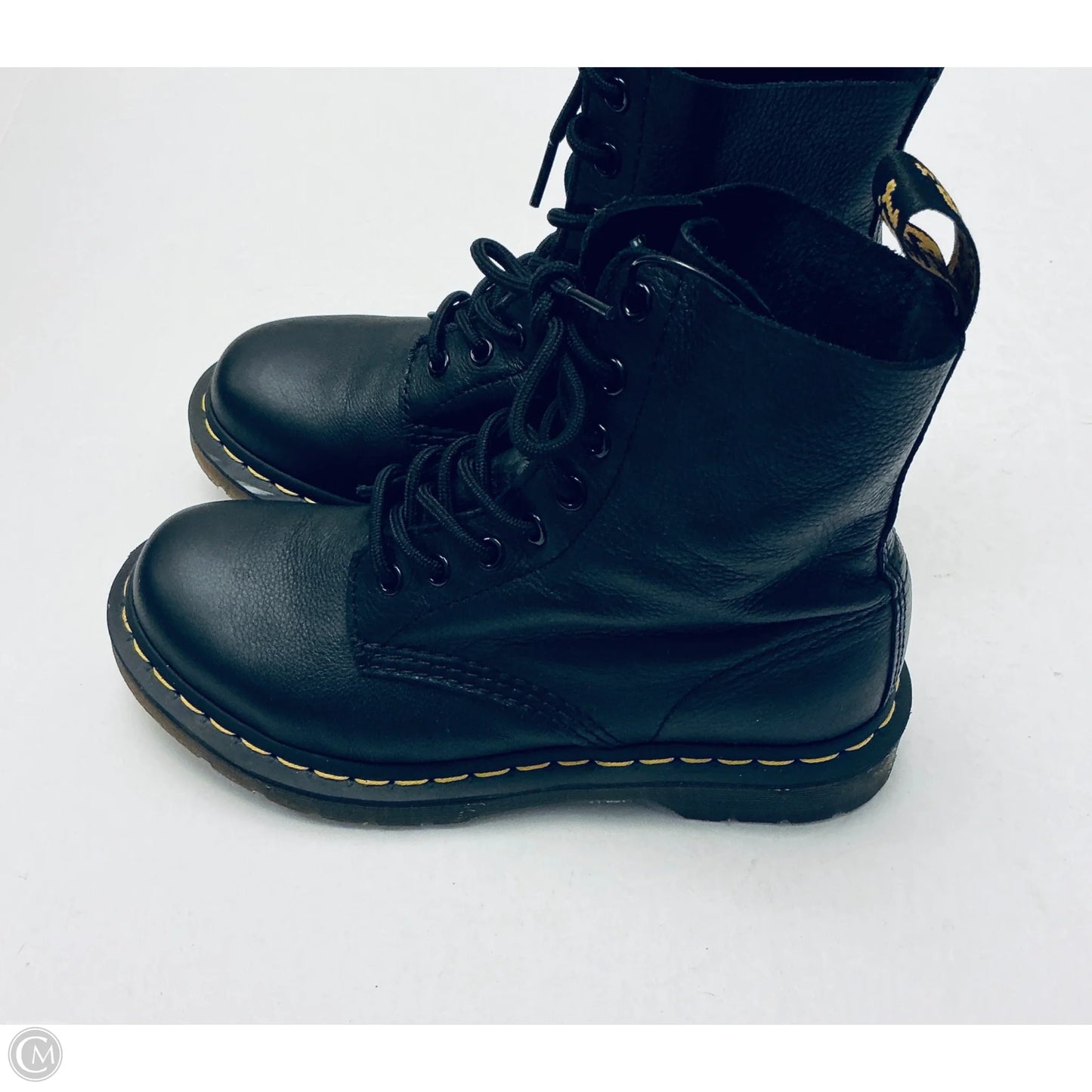 Boots Ankle Flats By Dr Martens In Black, Size: 7