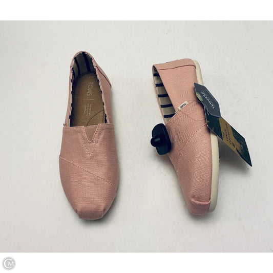 Shoes Flats By Toms In Pink, Size: 7