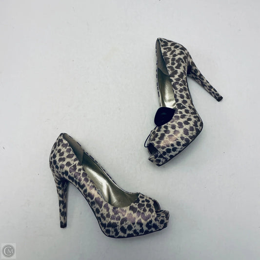 Shoes Heels Stiletto By Guess In Animal Print, Size: 7.5