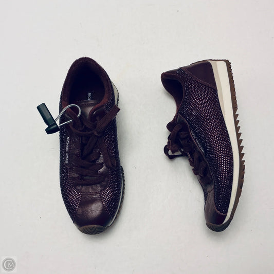 Shoes Designer By Michael Kors In Maroon, Size: 7.5