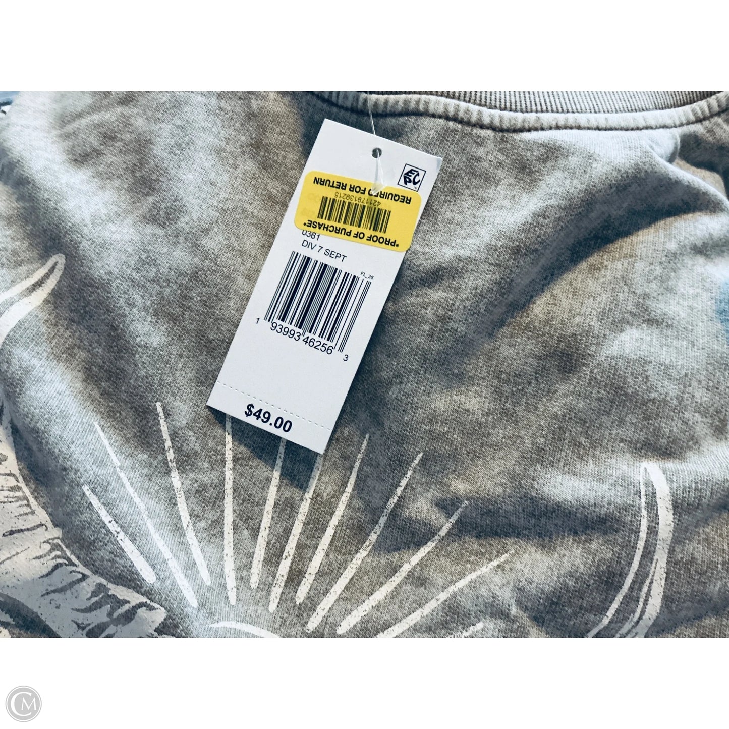 Sweatshirt Crewneck By Blu Pepper In Brown, Size: M