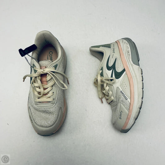 Shoes Athletic By Clothes Mentor In Cream, Size: 6.5