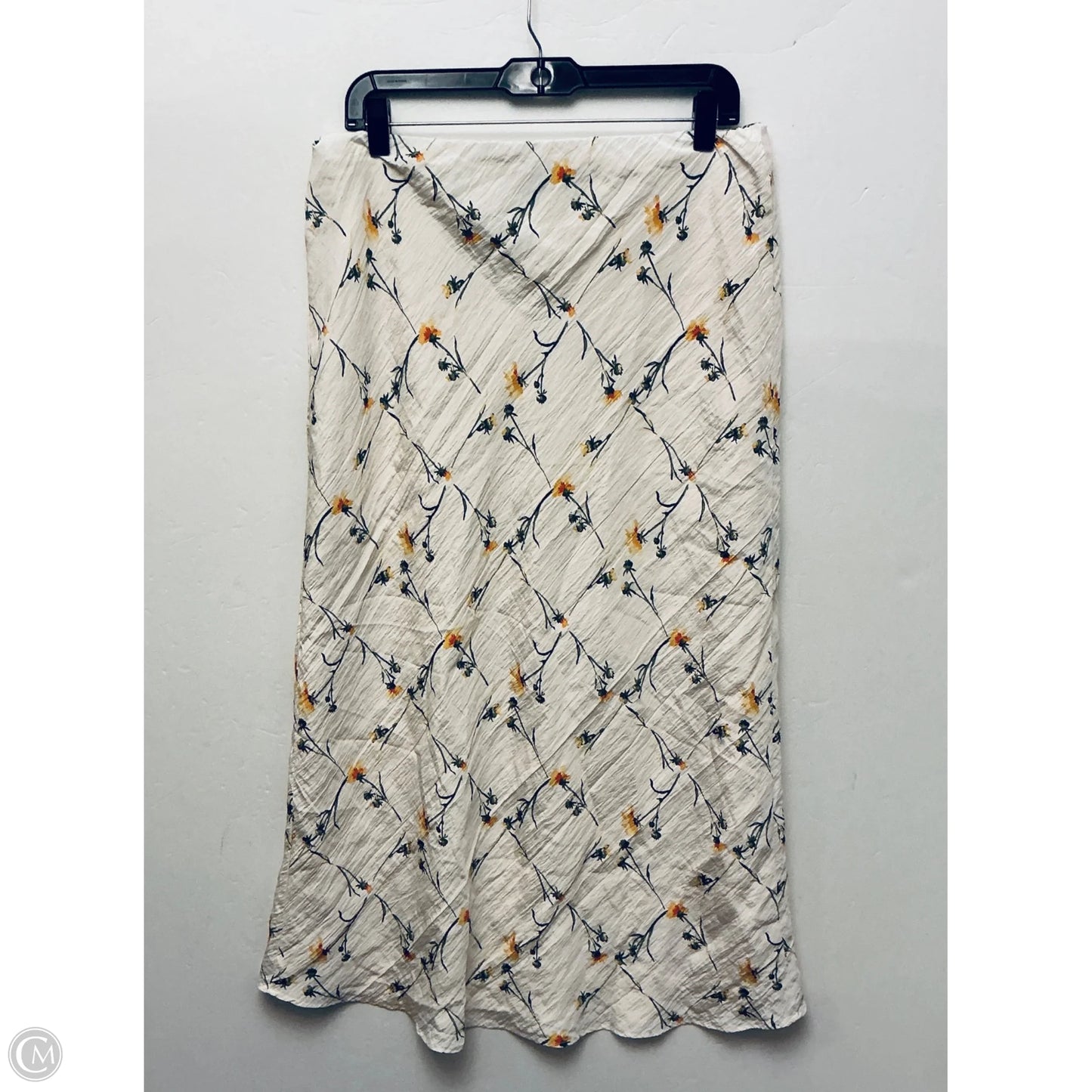 Skirt Maxi By Abercrombie And Fitch In Cream, Size: M