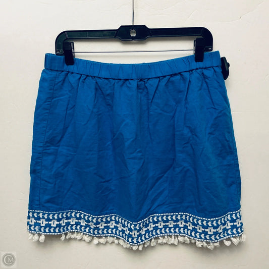 Skirt Mini & Short By J. Crew In Blue, Size: L