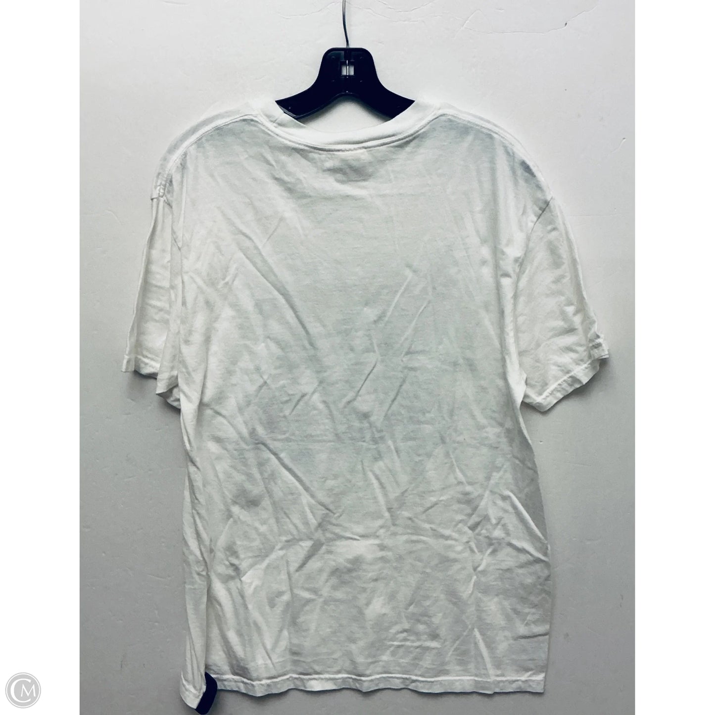 Top Short Sleeve Basic By Clothes Mentor In White, Size: L