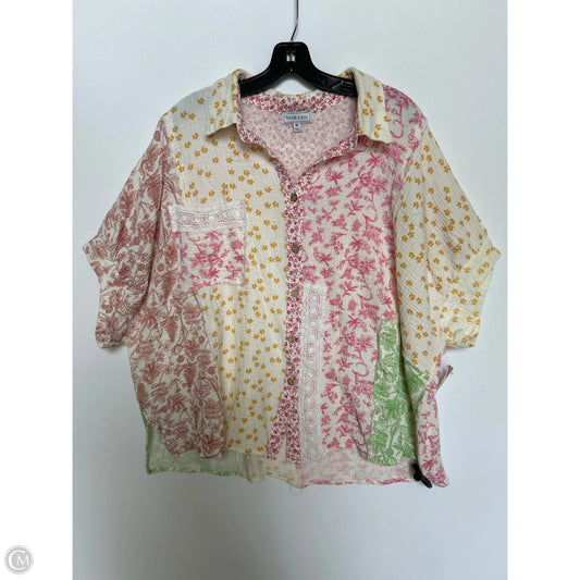 Top Short Sleeve By Clothes Mentor In Multi-colored, Size: M