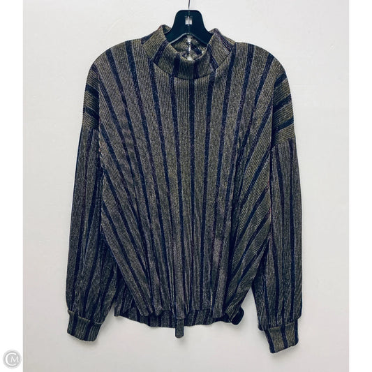 Top Long Sleeve By Zara In Multi-colored, Size: M