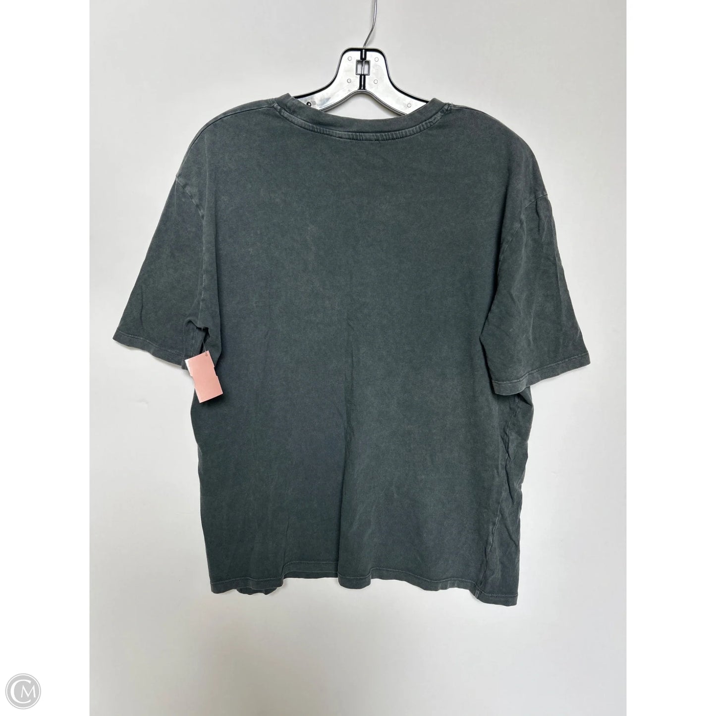 Top Short Sleeve Basic By Zara In Grey, Size: S