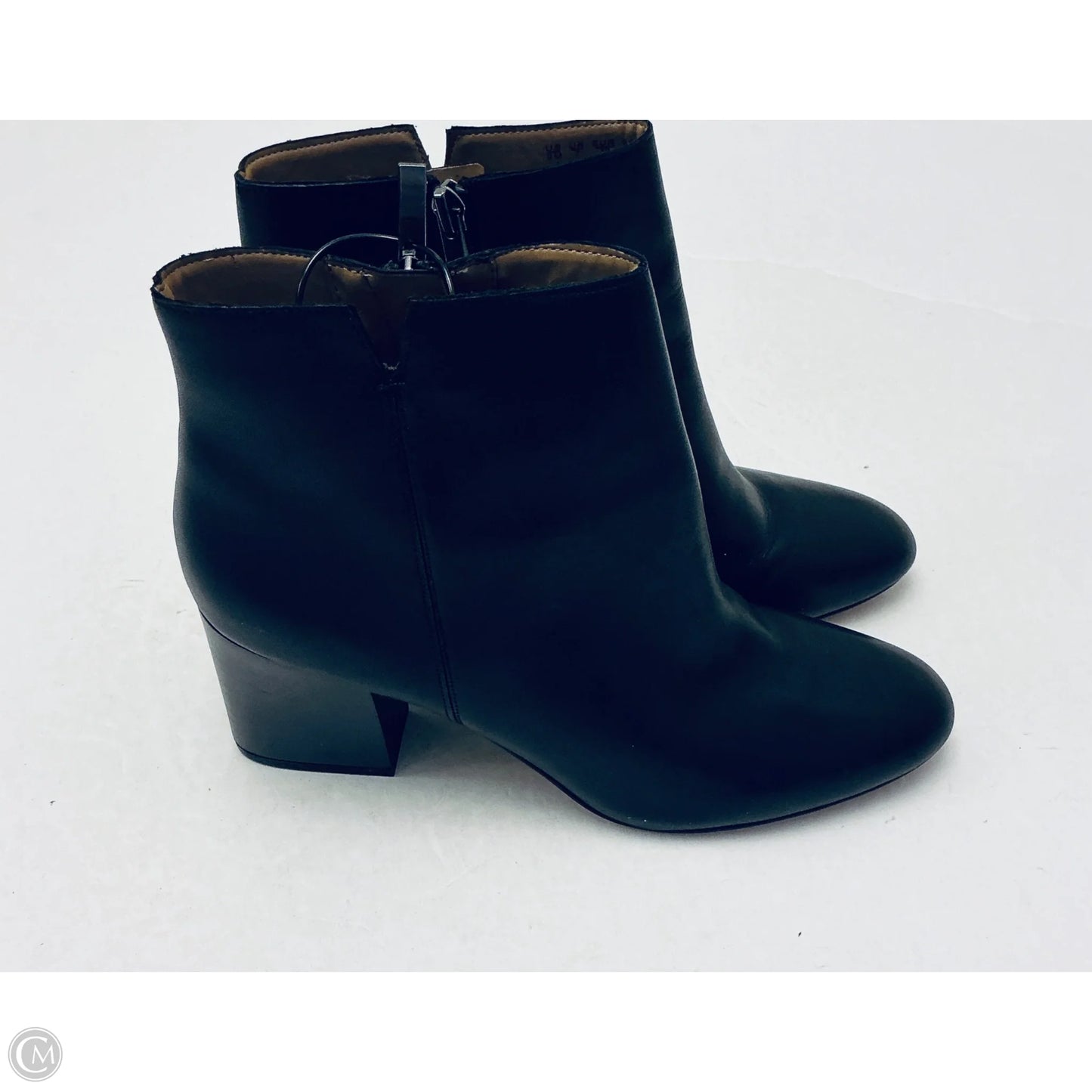Boots Ankle Heels By Franco Sarto In Black, Size: 9