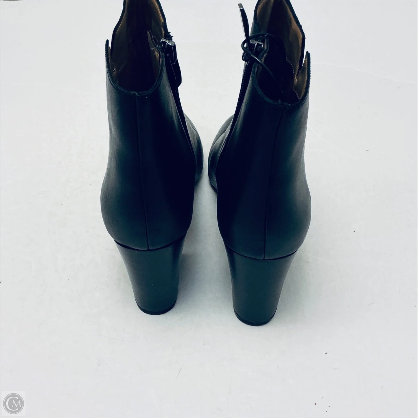 Boots Ankle Heels By Franco Sarto In Black, Size: 9