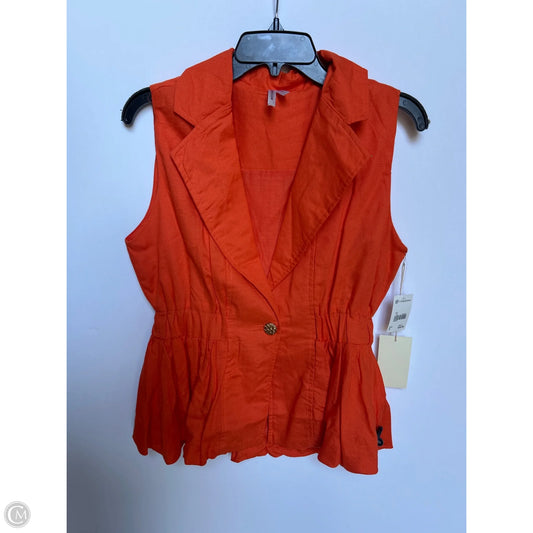 Top Sleeveless By Clothes Mentor In Orange, Size: S
