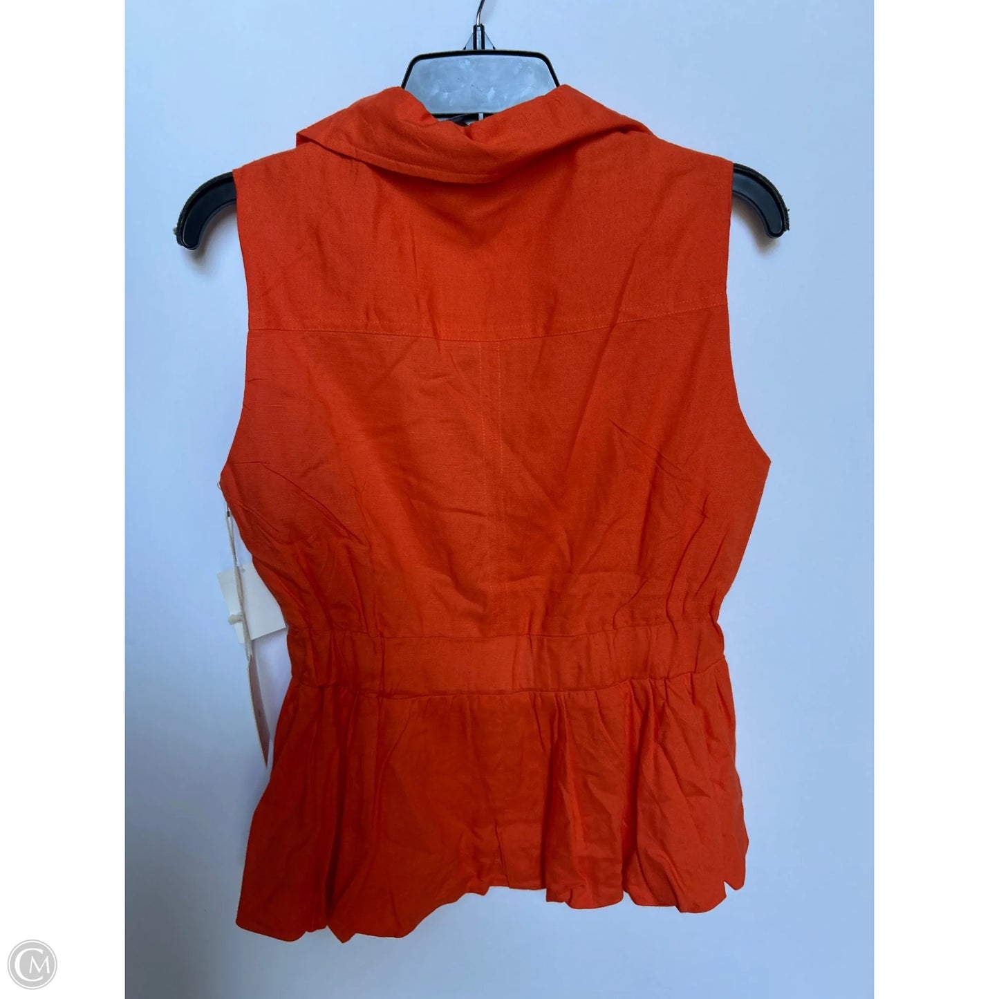 Top Sleeveless By Clothes Mentor In Orange, Size: S