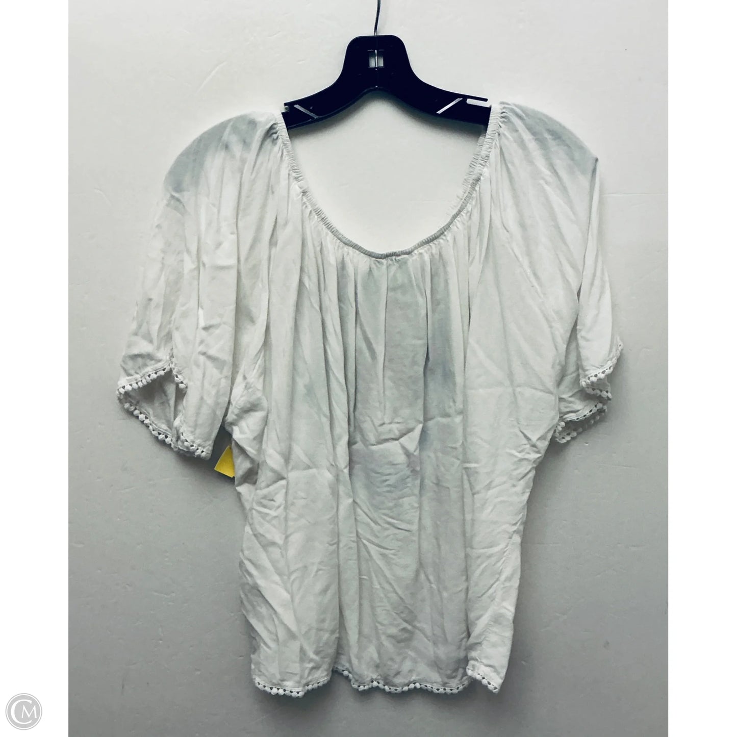 Top Short Sleeve By Ariat In White, Size: M