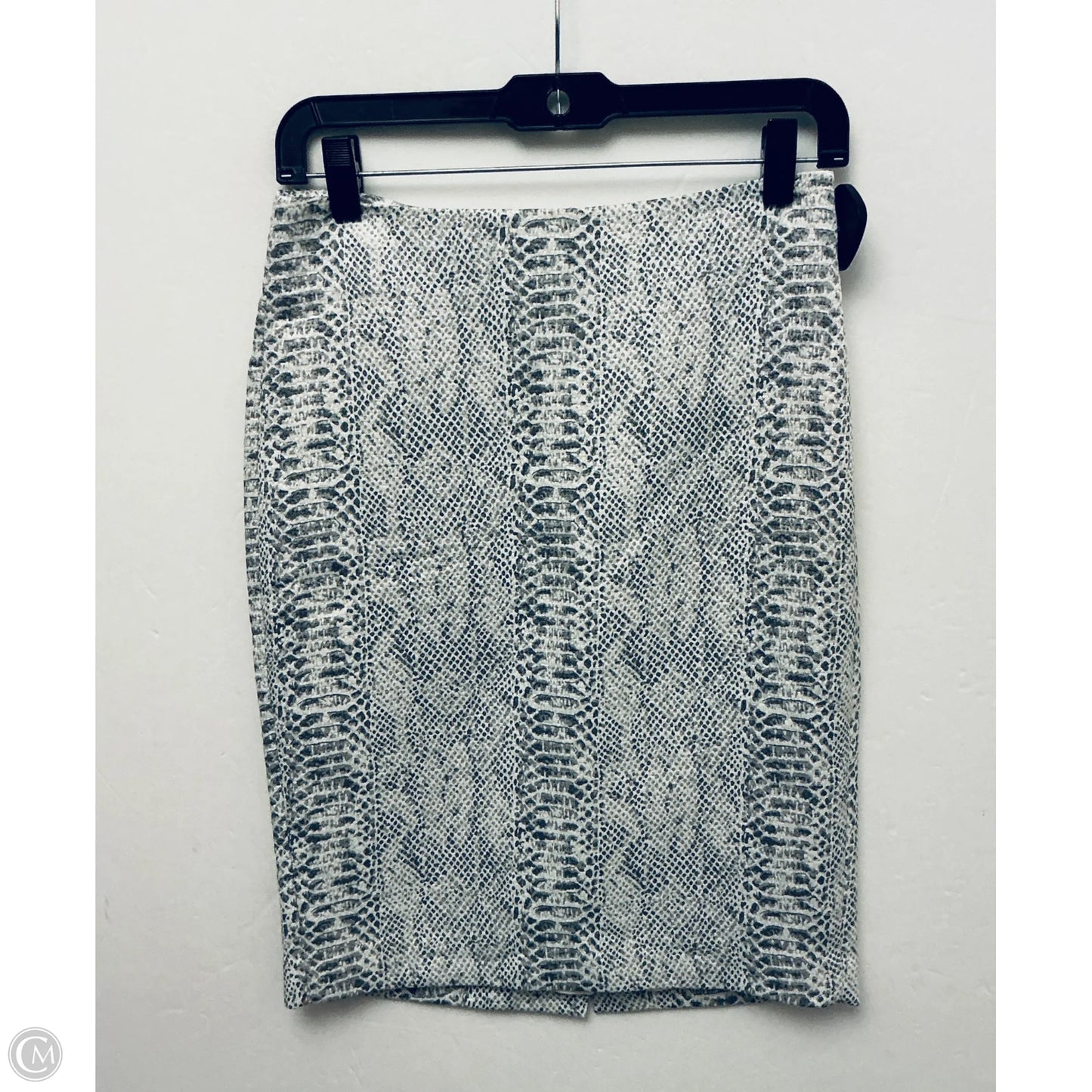 Skirt Midi By Ann Taylor In Snakeskin Print, Size: 0
