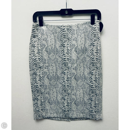 Skirt Midi By Ann Taylor In Snakeskin Print, Size: 0