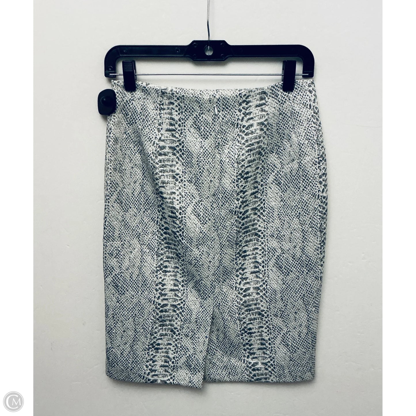 Skirt Midi By Ann Taylor In Snakeskin Print, Size: 0
