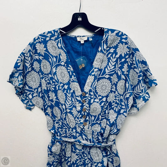 Romper By Elan In Blue, Size: L