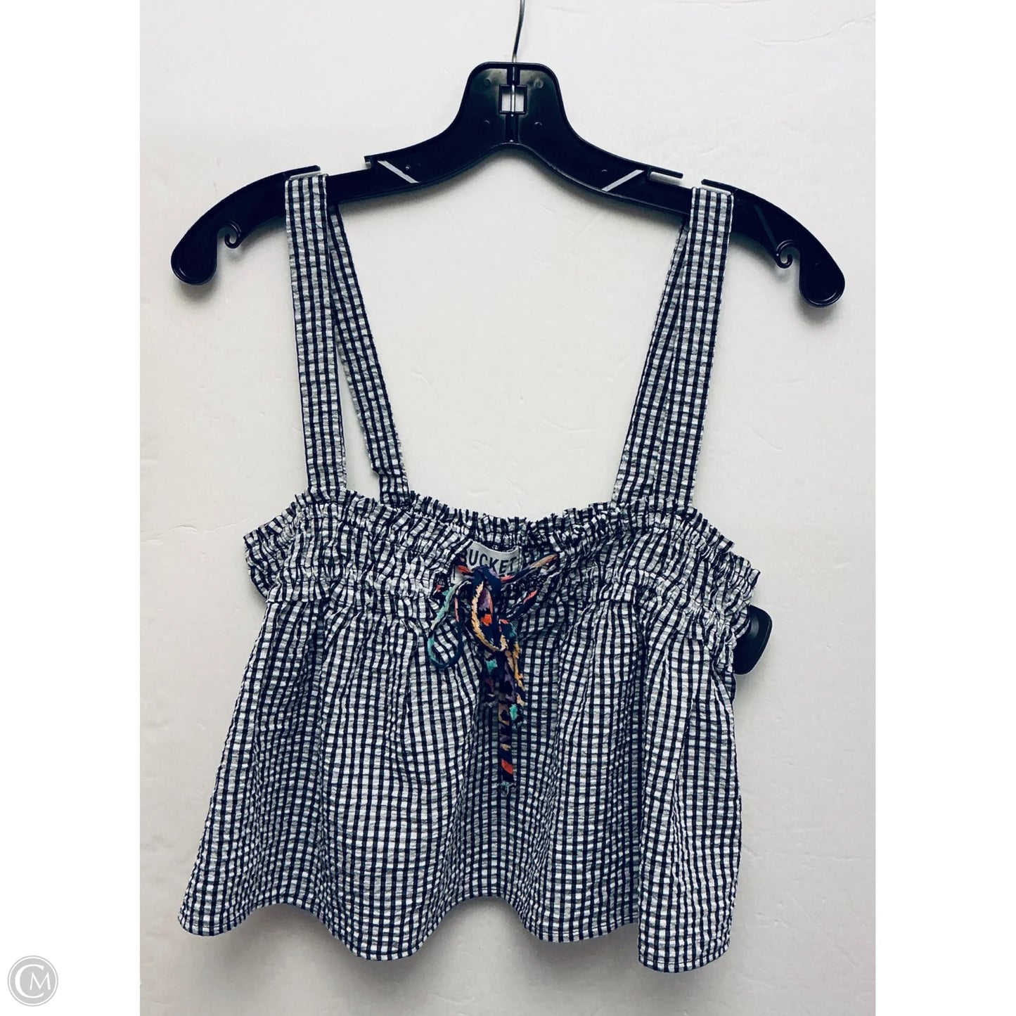 Pants Set 2pc By Bucketlist In Checkered Pattern, Size: M