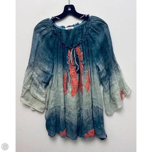 Top Long Sleeve By Sundance In Blue, Size: M