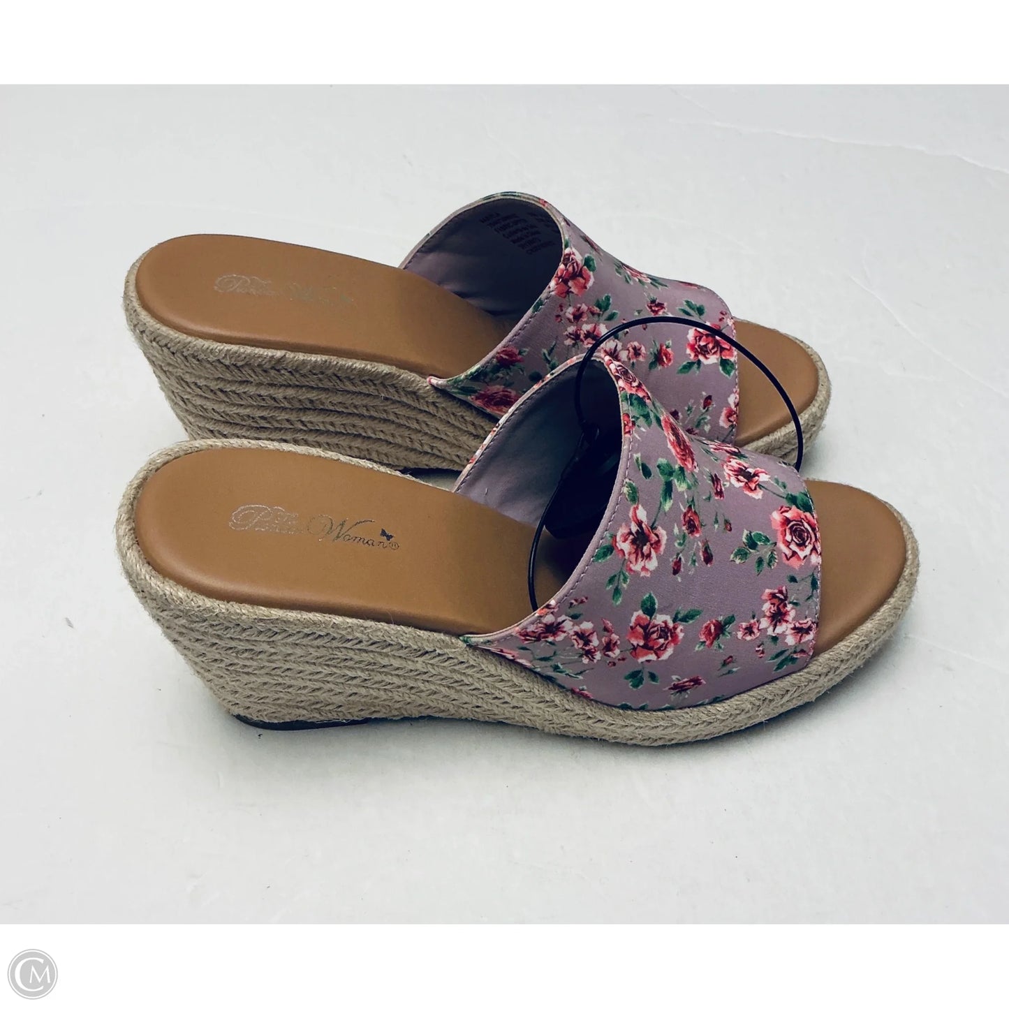 Sandals Heels Block By The Pioneer Woman In Purple, Size: 8.5
