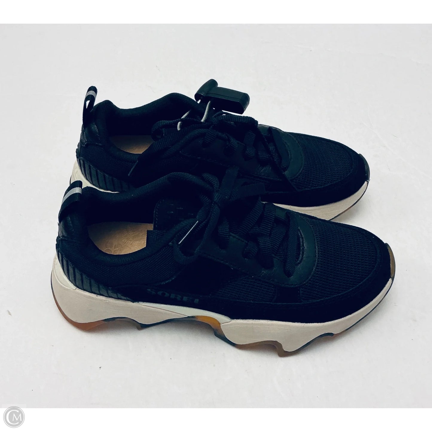 Shoes Sneakers By Sorel In Black, Size: 6
