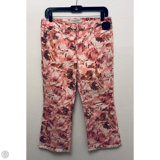 Jeans Wide Leg By Liverpool In Pink, Size: 8