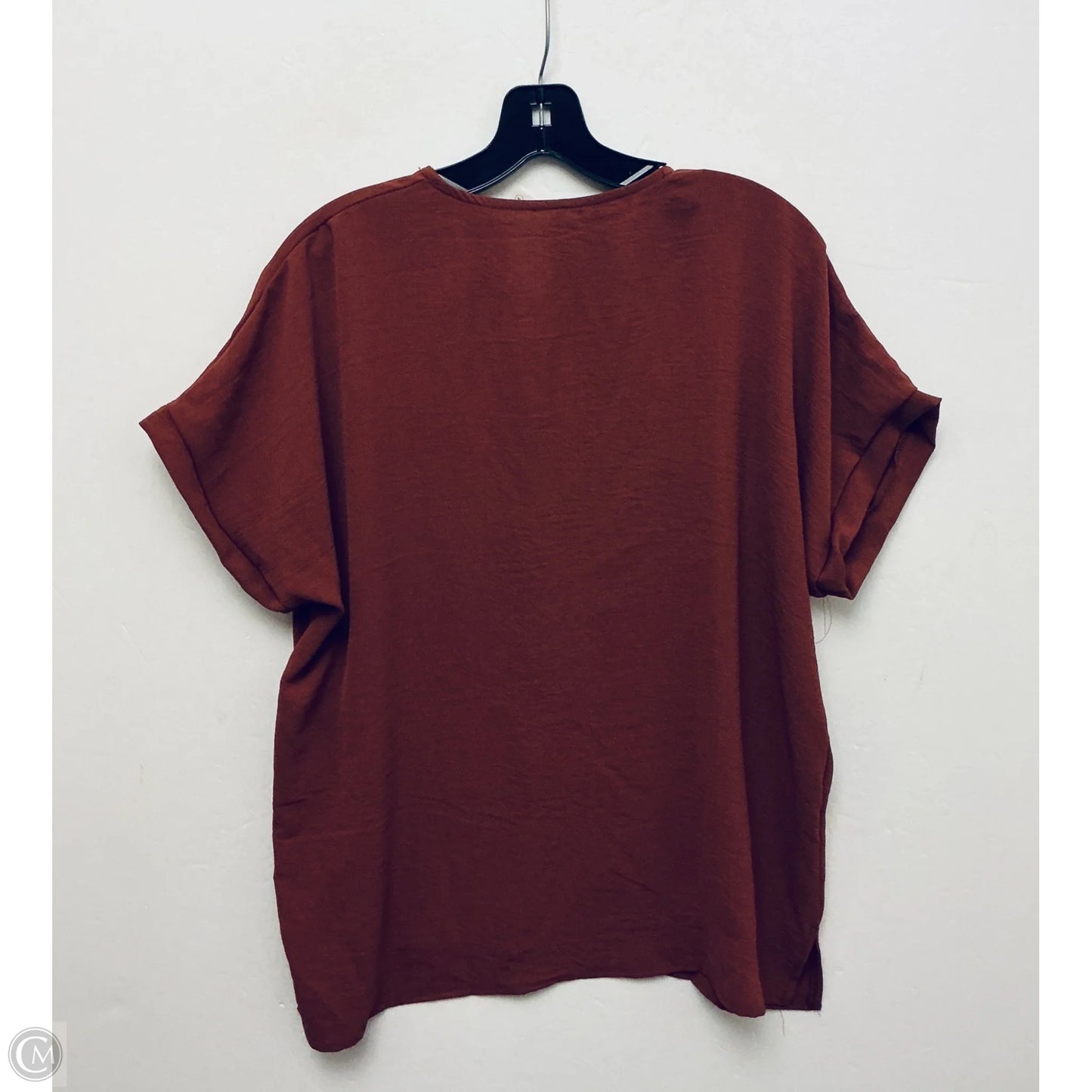Top Short Sleeve By Mts In Red, Size: S