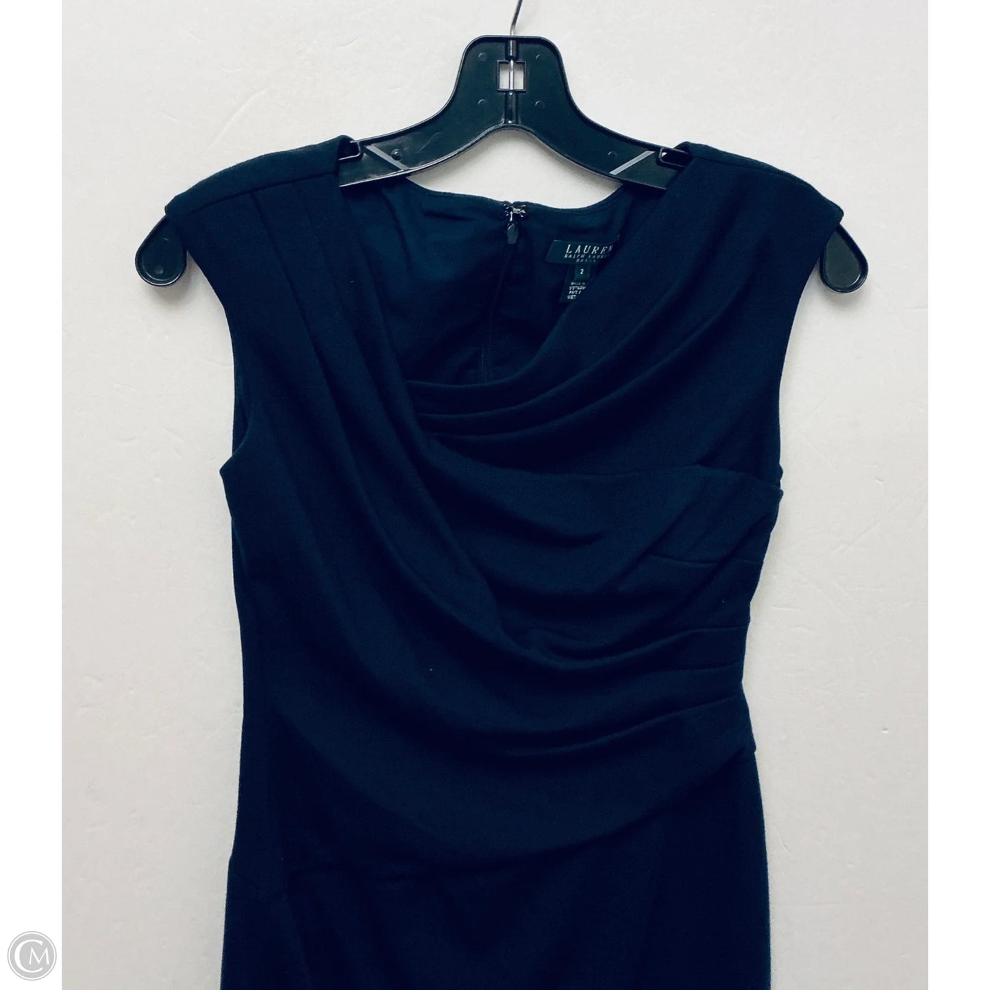 Dress Work By Lauren By Ralph Lauren In Navy, Size: 2