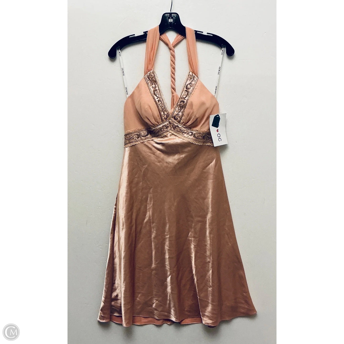 Dress Casual Short By Clothes Mentor In Rose Gold, Size: 8