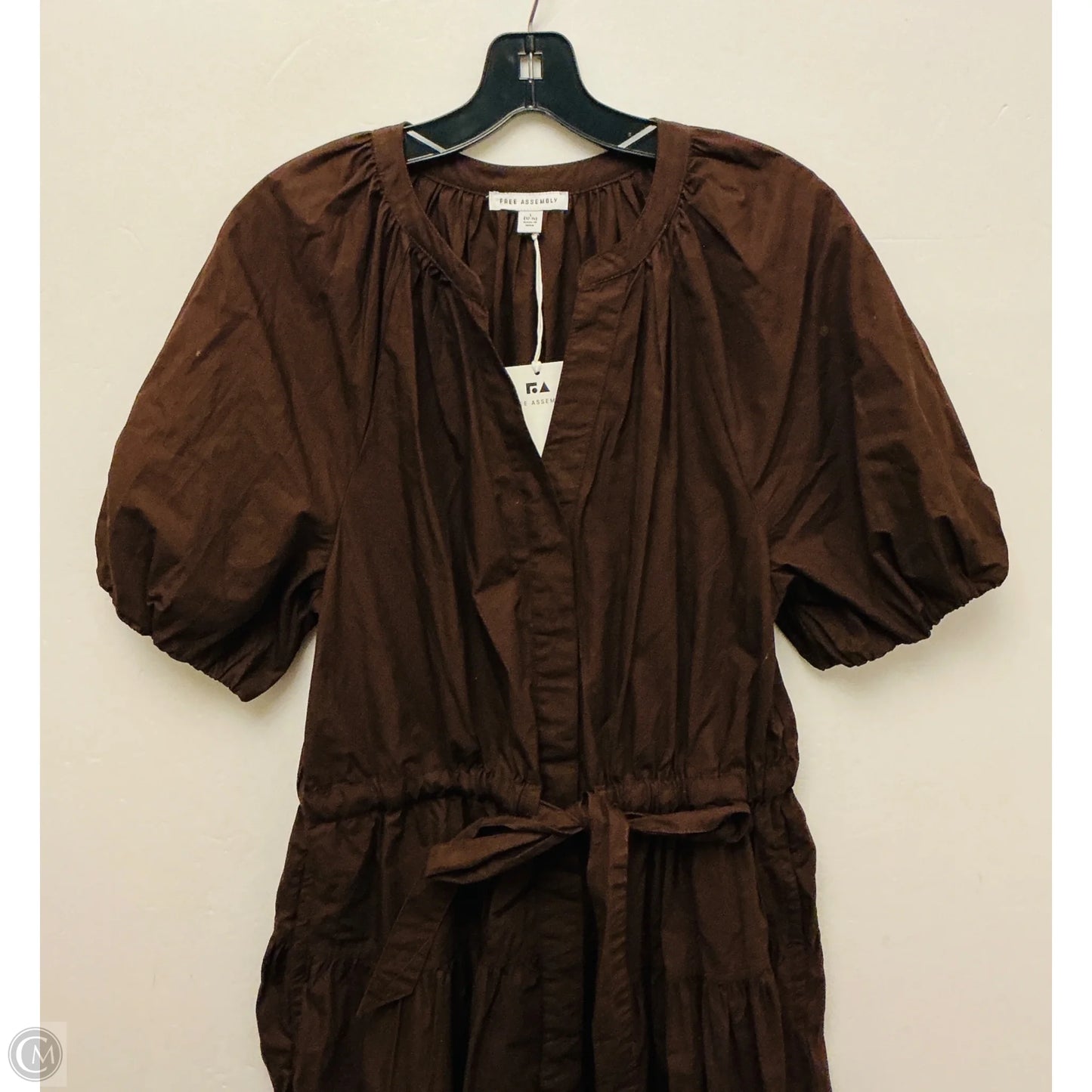 Dress Casual Maxi By Free Assembly In Brown, Size: L