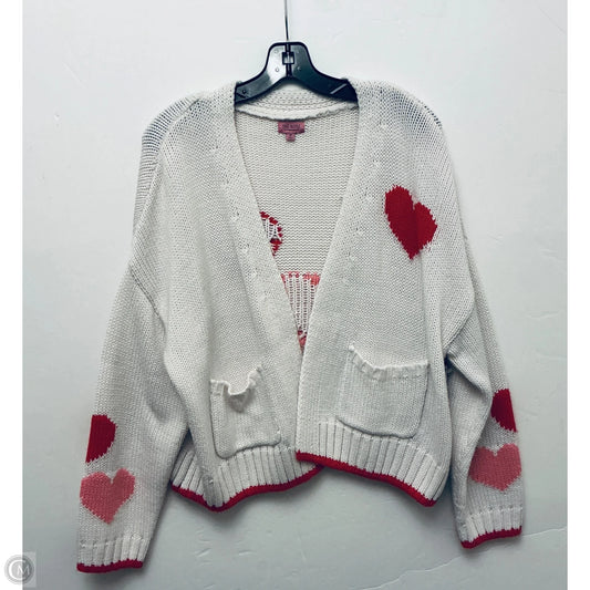 Sweater Cardigan By Mi Ami In White, Size: M