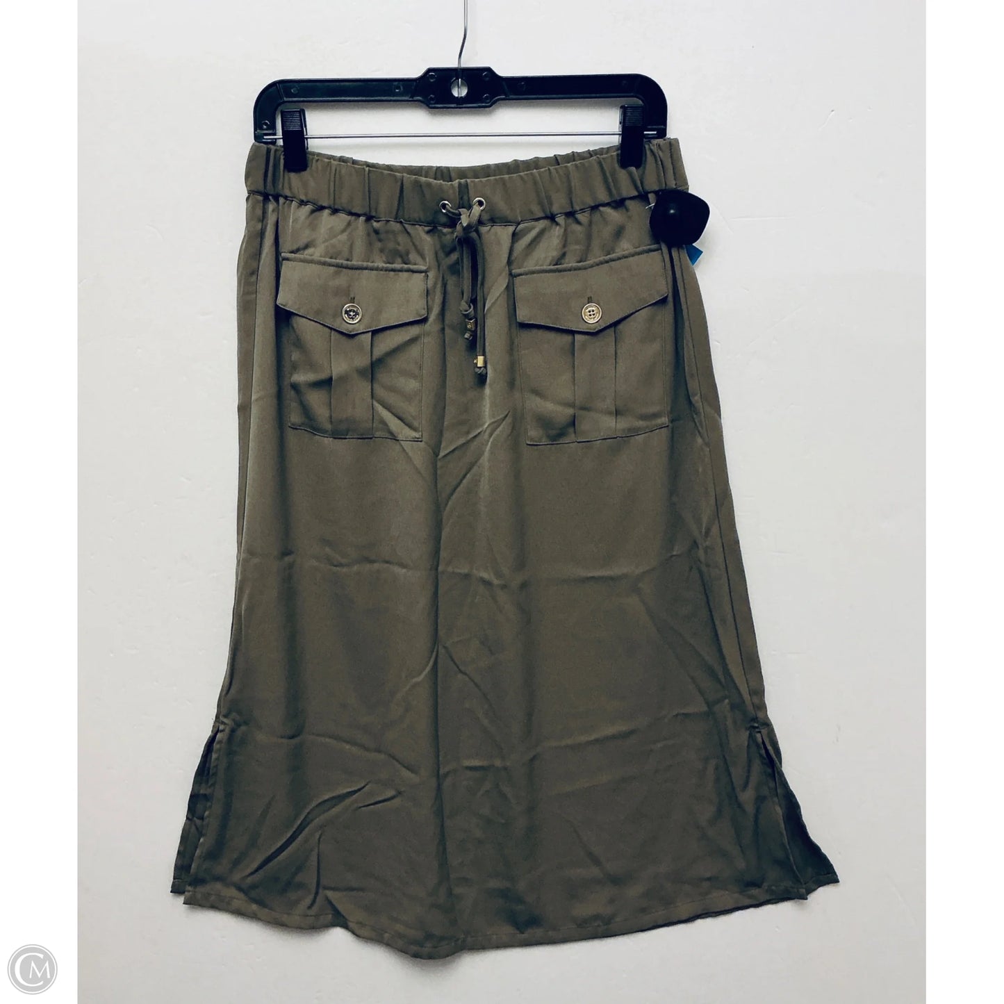 Skirt Midi By Michael By Michael Kors In Green, Size: 6