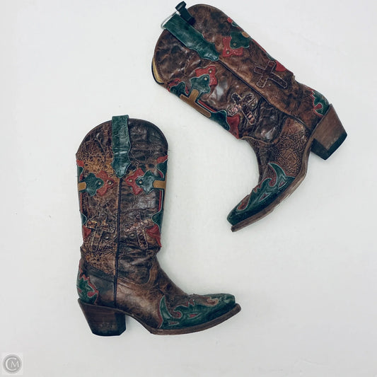 Boots Western By Corral In Brown, Size: 6