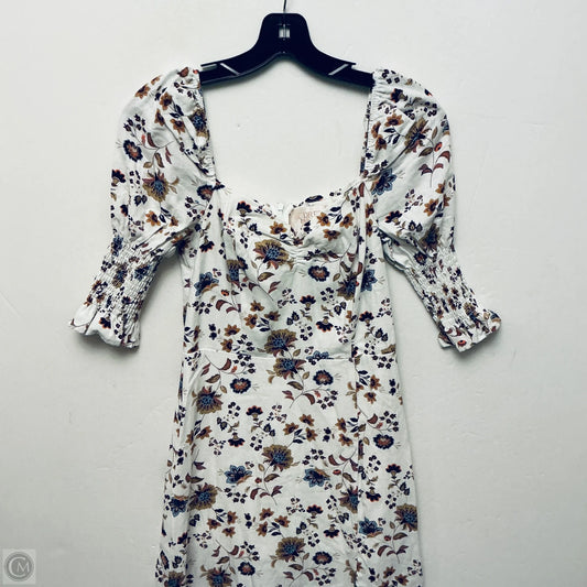 Dress Casual Midi By Audrey Parks In White, Size: S