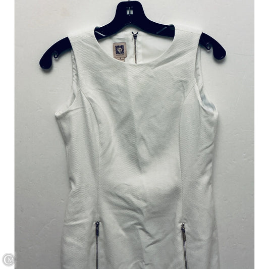 Dress Casual Midi By Anne Klein In White, Size: S