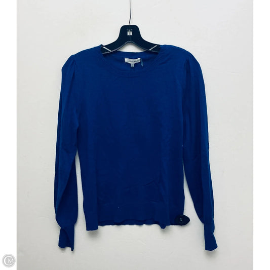 Top Long Sleeve By Calvin Klein In Blue, Size: S