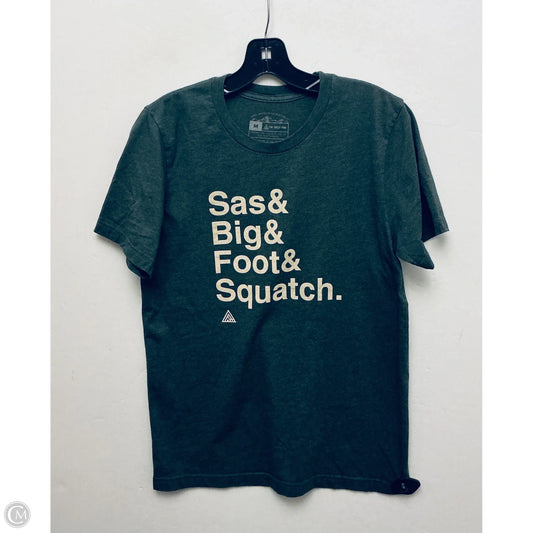 Top Short Sleeve Basic By Clothes Mentor In Green, Size: M