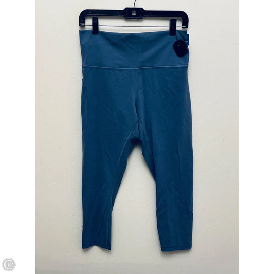 Athletic Leggings By Lululemon In Blue, Size: 12