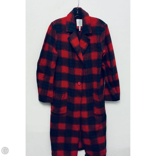 Jacket Faux Fur & Sherpa By Leith In Plaid Pattern, Size: M